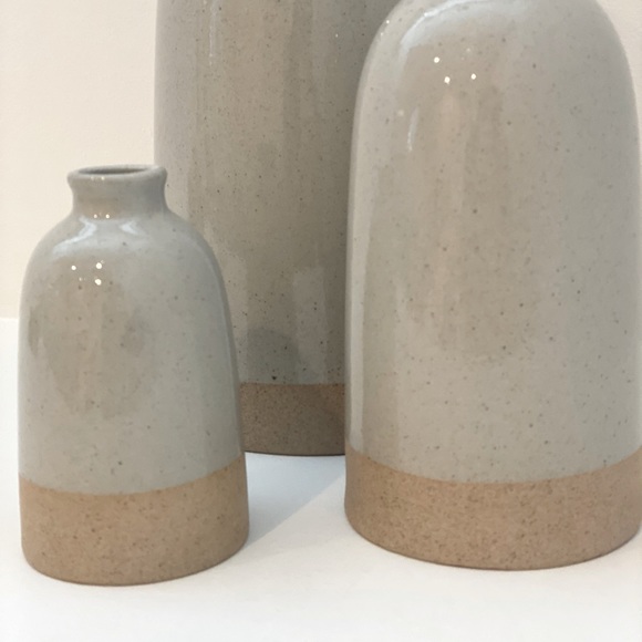 Hearth & Hand Stoneware Vase Set - Picture 2 of 3